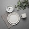 Table 12 16 pc Parchment Embossed Dinnerware Set TD16Y50P - alternate 6